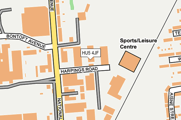 Map of JOHN HALL ENGINEERING LIMITED at local scale