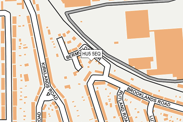 HU5 5EQ map - OS OpenMap – Local (Ordnance Survey)
