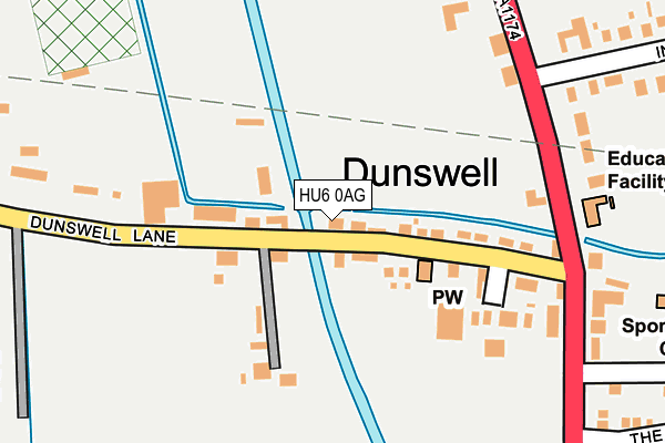 Map of MEADOWCROFT DUNSWELL LIMITED at local scale