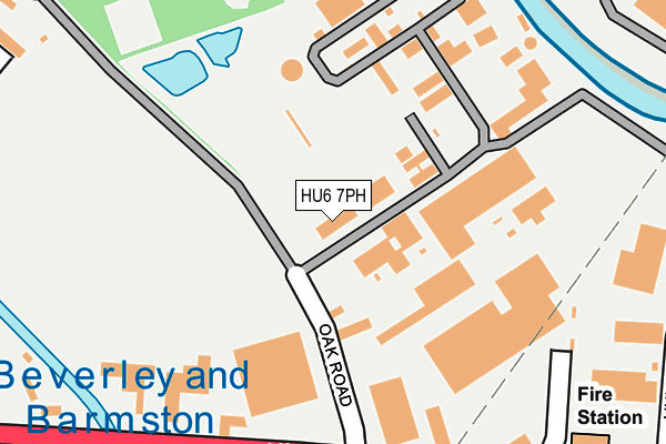 HU6 7PH map - OS OpenMap – Local (Ordnance Survey)