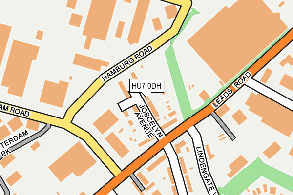 HU7 0DH map - OS OpenMap – Local (Ordnance Survey)
