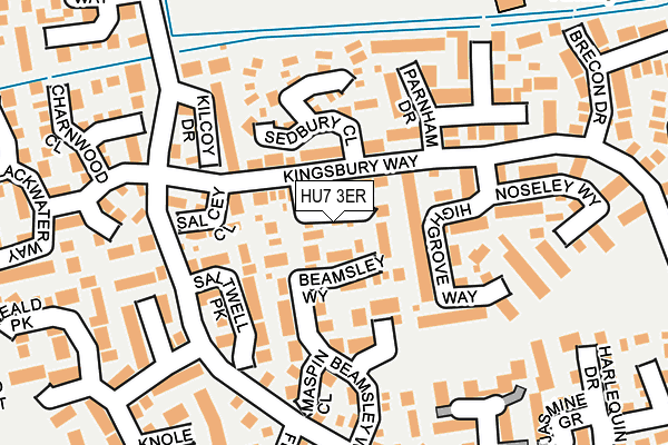 HU7 3ER map - OS OpenMap – Local (Ordnance Survey)