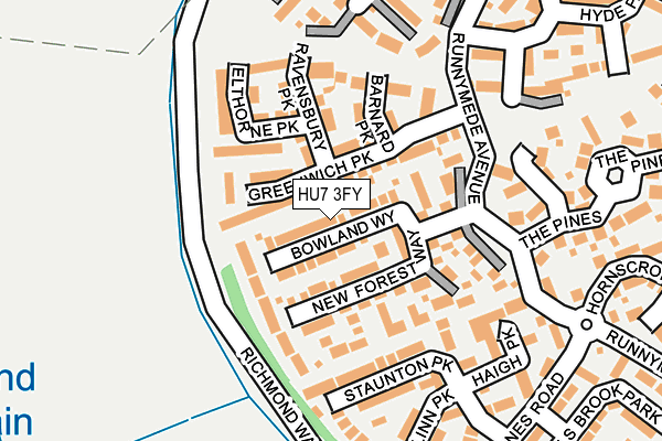HU7 3FY map - OS OpenMap – Local (Ordnance Survey)