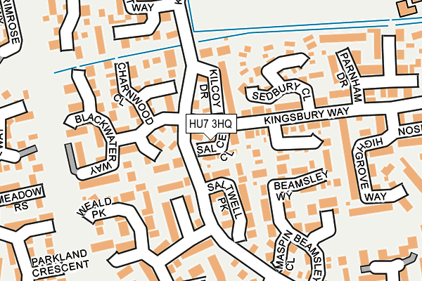 HU7 3HQ map - OS OpenMap – Local (Ordnance Survey)