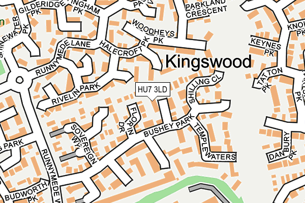 HU7 3LD map - OS OpenMap – Local (Ordnance Survey)