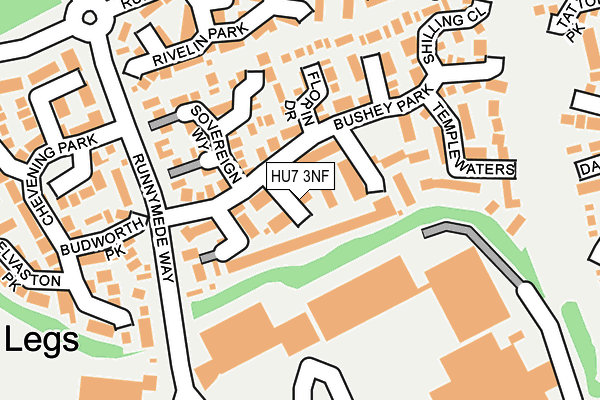HU7 3NF map - OS OpenMap – Local (Ordnance Survey)