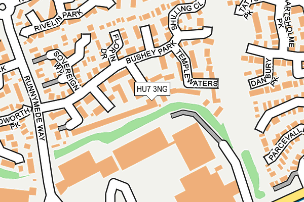 HU7 3NG map - OS OpenMap – Local (Ordnance Survey)