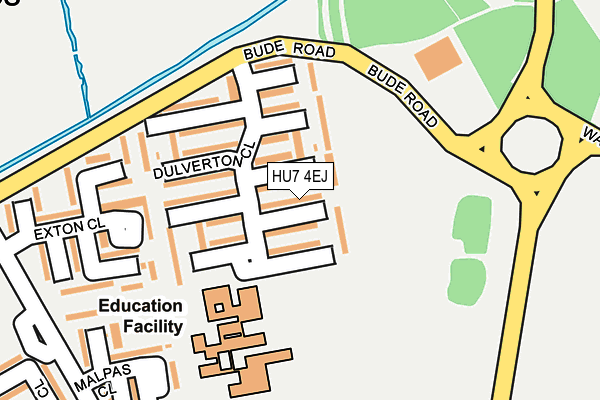HU7 4EJ map - OS OpenMap – Local (Ordnance Survey)