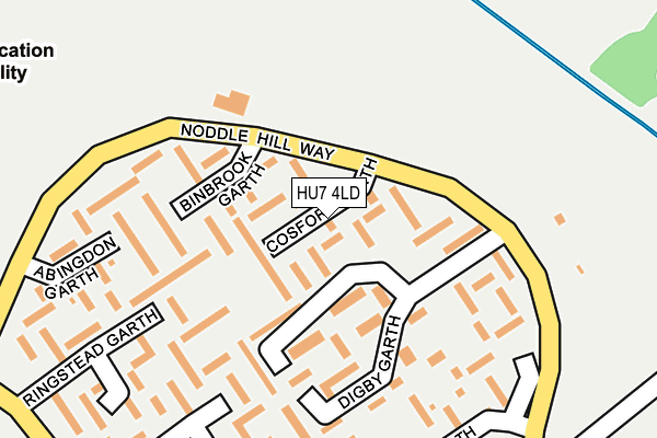 HU7 4LD map - OS OpenMap – Local (Ordnance Survey)