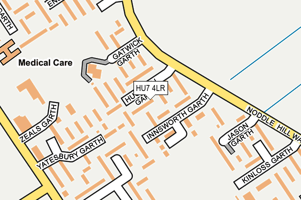 HU7 4LR map - OS OpenMap – Local (Ordnance Survey)