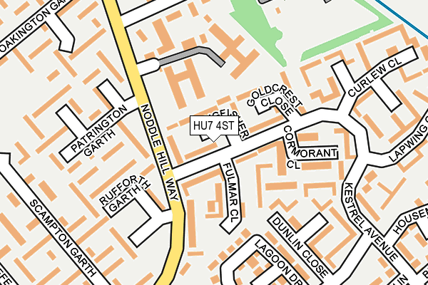 HU7 4ST map - OS OpenMap – Local (Ordnance Survey)