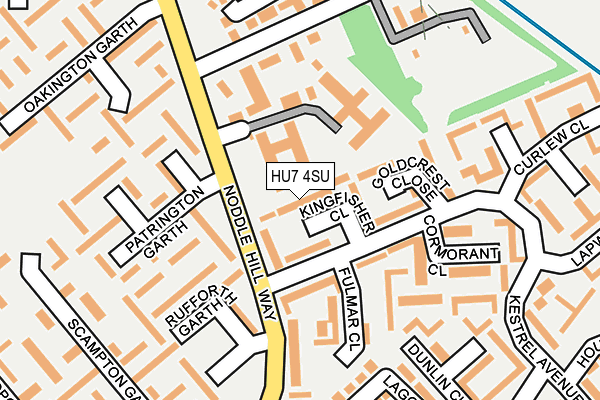 HU7 4SU map - OS OpenMap – Local (Ordnance Survey)