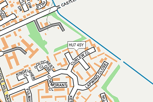 HU7 4SY map - OS OpenMap – Local (Ordnance Survey)