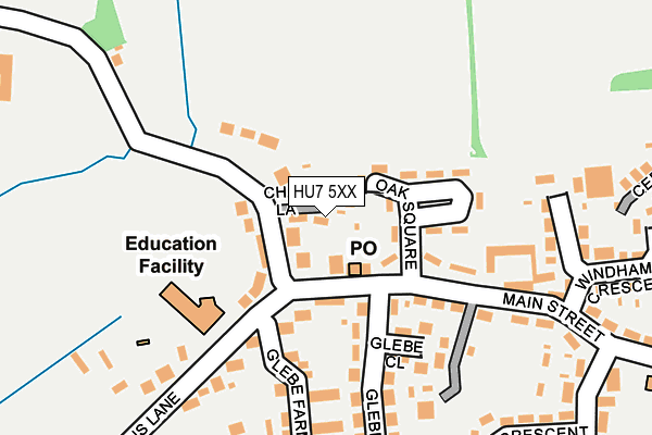 HU7 5XX map - OS OpenMap – Local (Ordnance Survey)