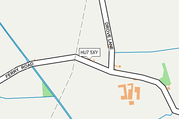 HU7 5XY map - OS OpenMap – Local (Ordnance Survey)
