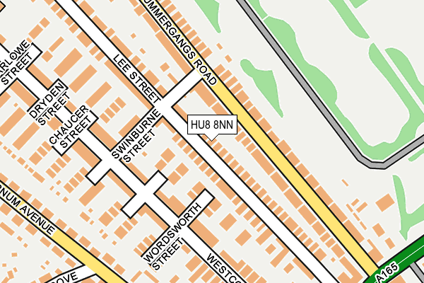 HU8 8NN map - OS OpenMap – Local (Ordnance Survey)