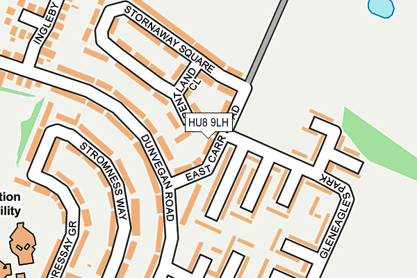 HU8 9LH map - OS OpenMap – Local (Ordnance Survey)