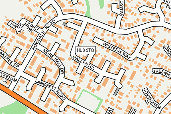 HU8 9TQ map - OS OpenMap – Local (Ordnance Survey)