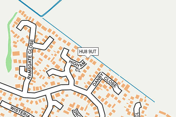 HU8 9UT map - OS OpenMap – Local (Ordnance Survey)