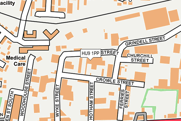 Map of R&I REYNOLDS LTD at local scale