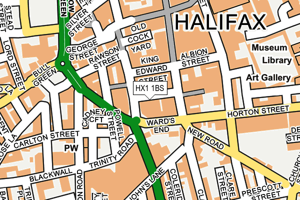 HX1 1BS map - OS OpenMap – Local (Ordnance Survey)