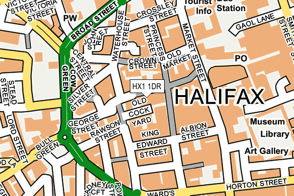 HX1 1DR map - OS OpenMap – Local (Ordnance Survey)