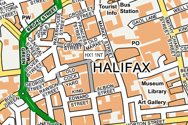HX1 1NT map - OS OpenMap – Local (Ordnance Survey)
