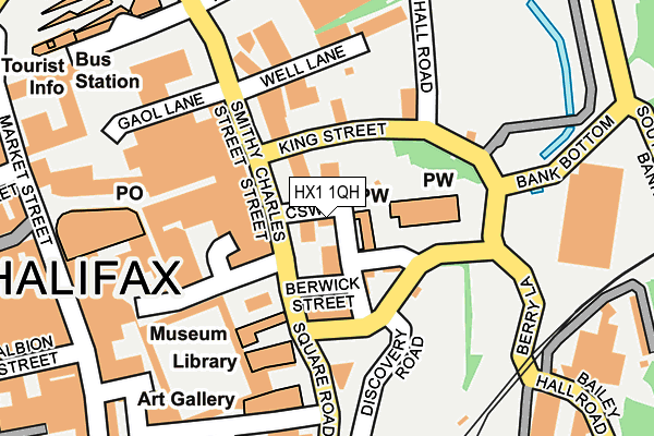 HX1 1QH map - OS OpenMap – Local (Ordnance Survey)