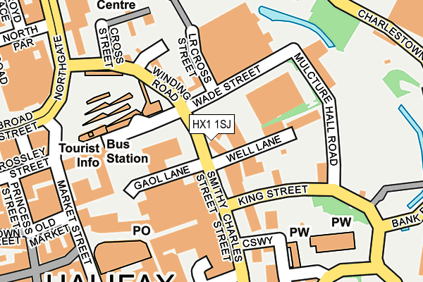 HX1 1SJ map - OS OpenMap – Local (Ordnance Survey)