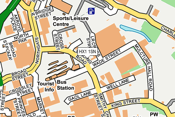 HX1 1SN map - OS OpenMap – Local (Ordnance Survey)