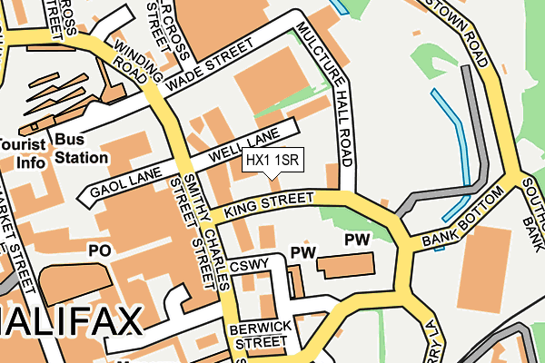 HX1 1SR map - OS OpenMap – Local (Ordnance Survey)