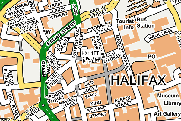 HX1 1TT map - OS OpenMap – Local (Ordnance Survey)