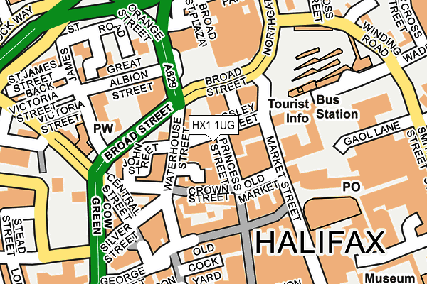 HX1 1UG map - OS OpenMap – Local (Ordnance Survey)