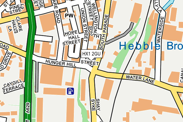 HX1 2GU map - OS OpenMap – Local (Ordnance Survey)