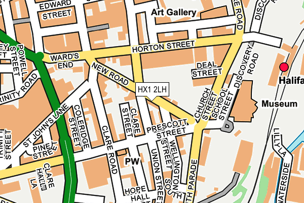 HX1 2LH map - OS OpenMap – Local (Ordnance Survey)