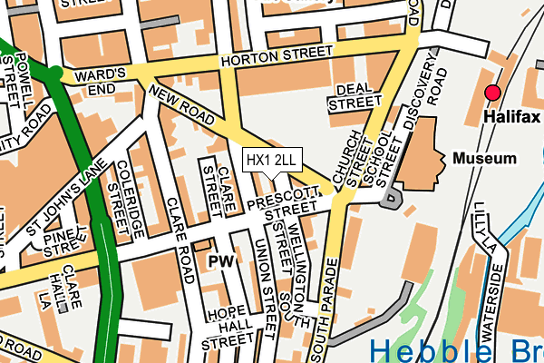 HX1 2LL map - OS OpenMap – Local (Ordnance Survey)