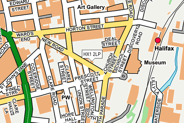 HX1 2LP map - OS OpenMap – Local (Ordnance Survey)