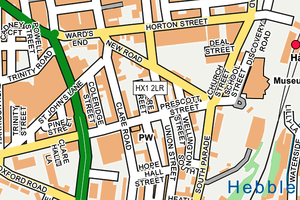 HX1 2LR map - OS OpenMap – Local (Ordnance Survey)