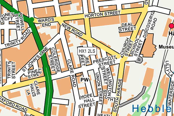 HX1 2LS map - OS OpenMap – Local (Ordnance Survey)