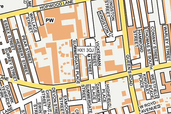 HX1 3QJ map - OS OpenMap – Local (Ordnance Survey)