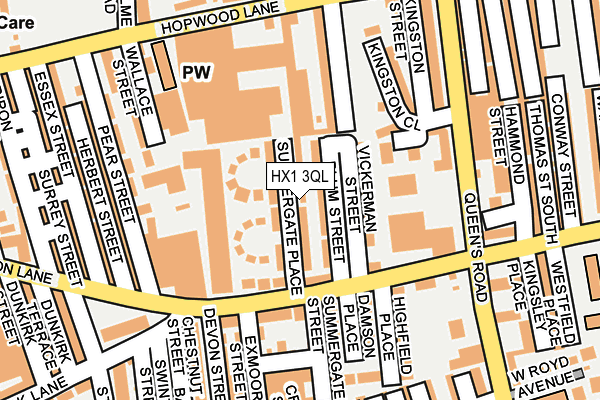 HX1 3QL map - OS OpenMap – Local (Ordnance Survey)