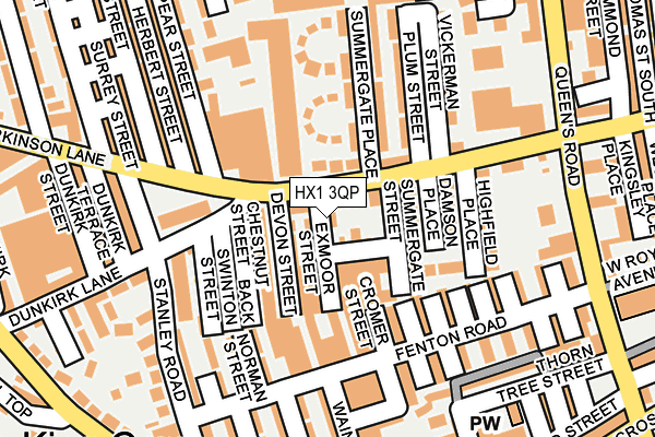 HX1 3QP map - OS OpenMap – Local (Ordnance Survey)