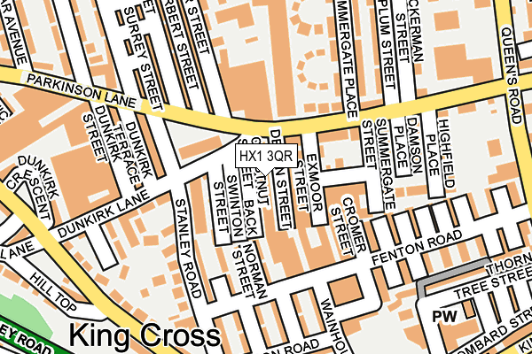 HX1 3QR map - OS OpenMap – Local (Ordnance Survey)