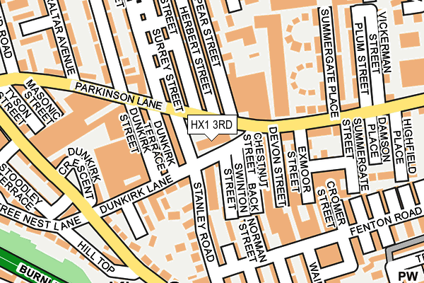 HX1 3RD map - OS OpenMap – Local (Ordnance Survey)