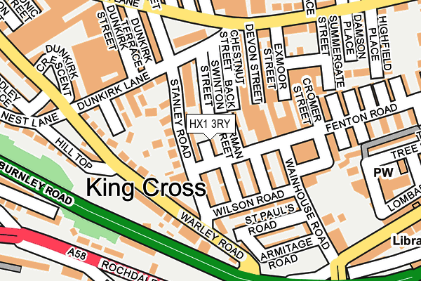 HX1 3RY map - OS OpenMap – Local (Ordnance Survey)