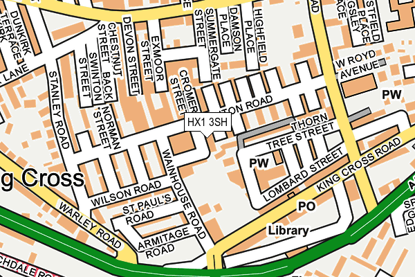 HX1 3SH map - OS OpenMap – Local (Ordnance Survey)