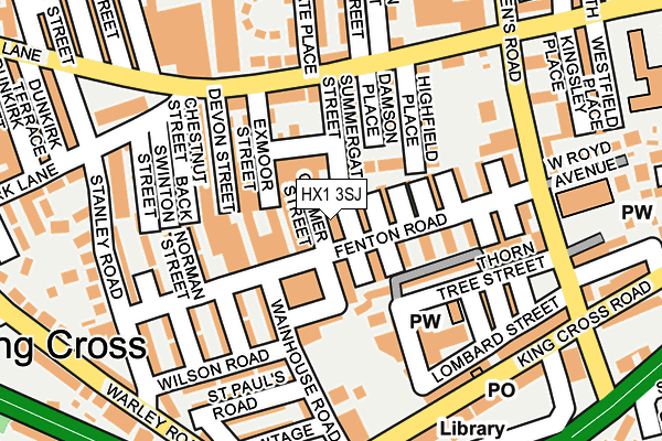 HX1 3SJ map - OS OpenMap – Local (Ordnance Survey)
