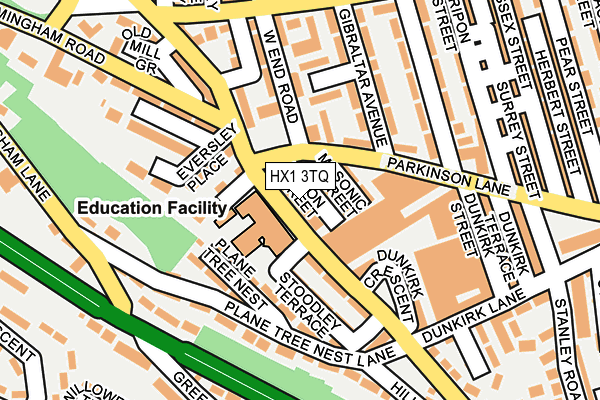 HX1 3TQ map - OS OpenMap – Local (Ordnance Survey)