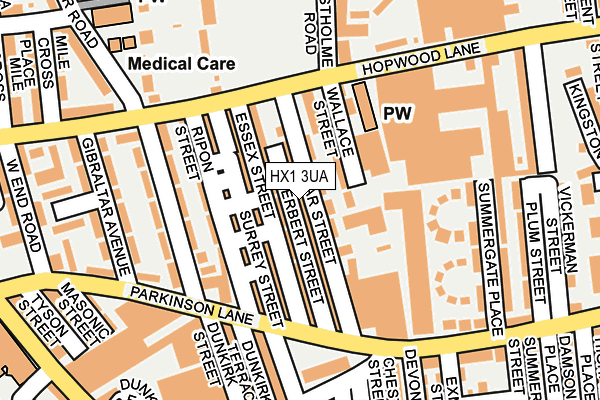 HX1 3UA map - OS OpenMap – Local (Ordnance Survey)
