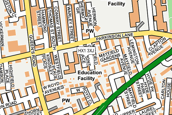 Map of ZAINAB IQBAL LIMITED at local scale